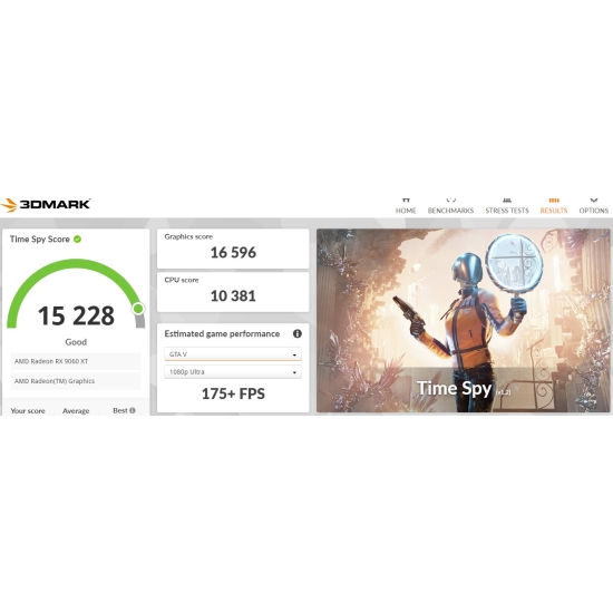 Komputer do gier Vision AMD Ryzen 5 9600X 32GB DDR5 RX 9060 XT 16GB 1TB 850W  W11Pro biała / czarna